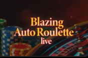Live Auto Blazing Roulette live table at Golden Star Casino