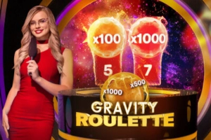 Gravity Roulette live table at Golden Star Casino